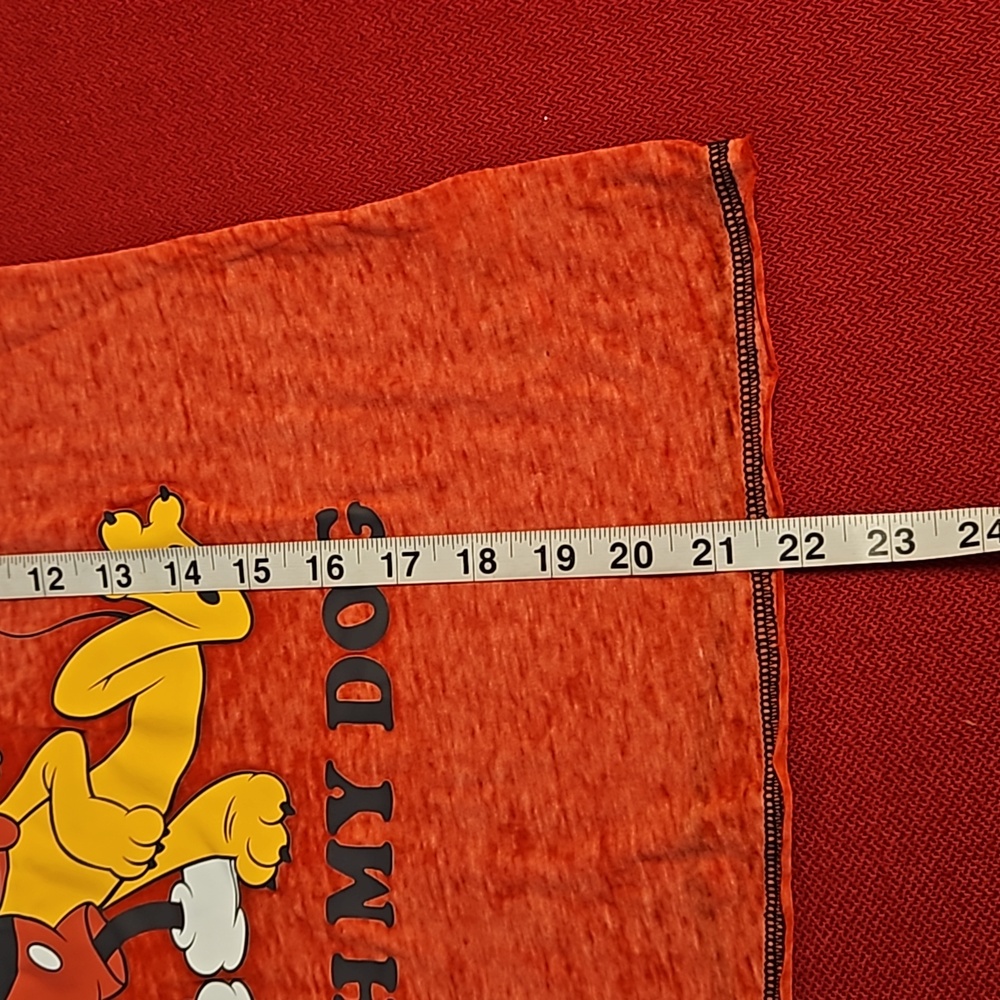 MICKEY AND FRIENDS 'I just wanna hang with my dog' Pluto Mickey graphic tee XS - Picture 5 of 6